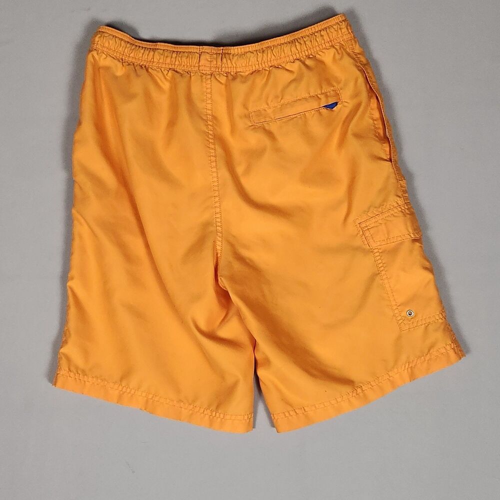 Polo Ralph Lauren Swim Trunks Shorts Orange Mesh Lined Men's Large 16-18 - Picture 3 of 6